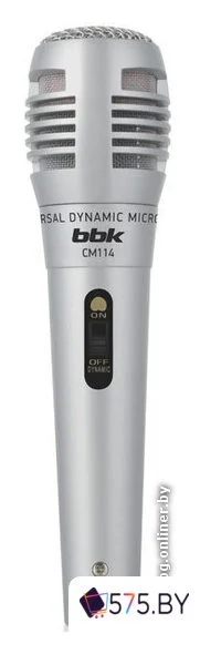 Проводной микрофон BBK CM114 (черный) в магазине 575.by