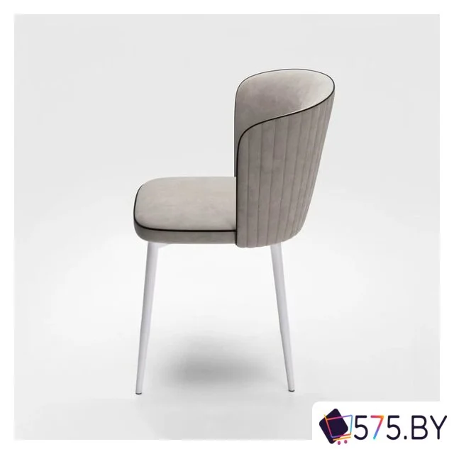 Стул Табурет Милано (бренди 4 кант черный/каркас белый) в магазине 575.by