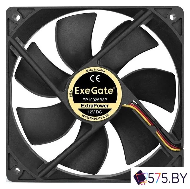 Вентилятор для корпуса ExeGate ExtraPower EP12025B3P EX283386RUS в магазине 575.by