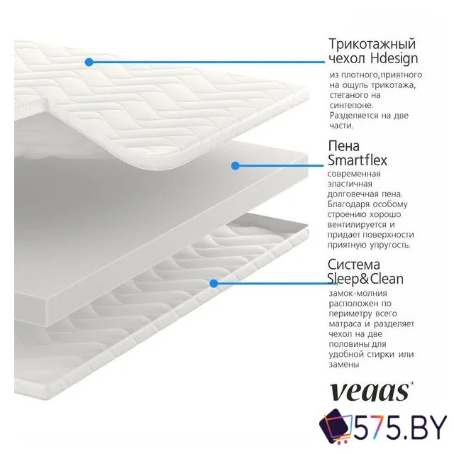 Матрас Vegas Хит 5 70x160 в магазине 575.by