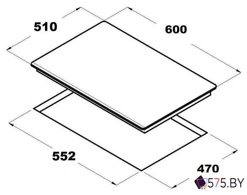 Варочная панель Schtoff H6001C02IS White в магазине 575.by