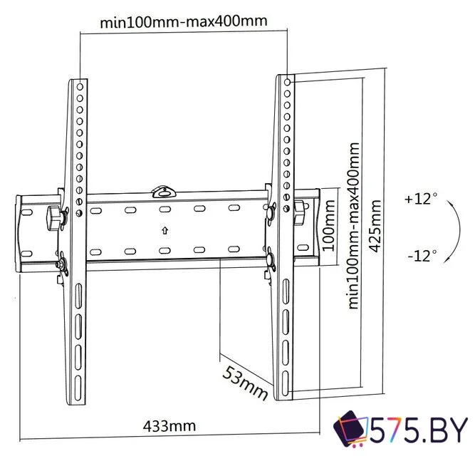 Кронштейн для телевизора Ultramounts UM838T в магазине 575.by