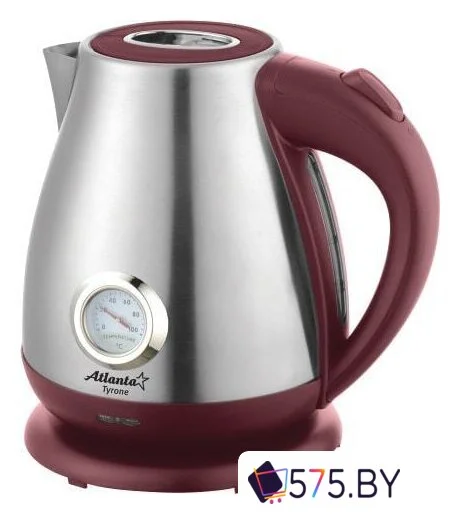 Электрический чайник Atlanta ATH-2438 (бордовый) в магазине 575.by