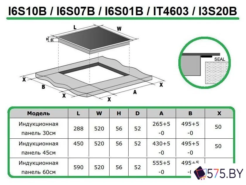 Варочная панель Schtoff I6S10B Nano Matte Black в магазине 575.by