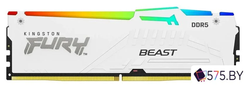 Оперативная память Kingston FURY Beast RGB 16ГБ DDR5 6400 МГц KF564C32BWEA-16 в магазине 575.by