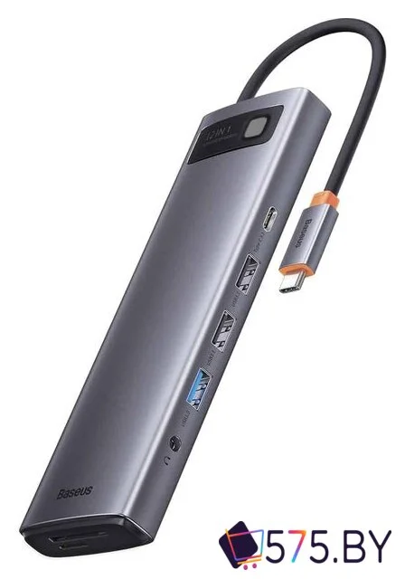 Док-станция Baseus Metal Gleam Series 12-in-1 Multifunctional Type-C Hub Docking Station WKWG020213 в магазине 575.by