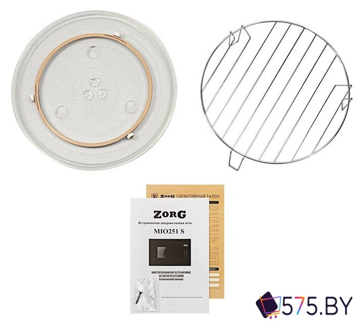 Микроволновая печь ZorG MIO251 S (черный) в магазине 575.by