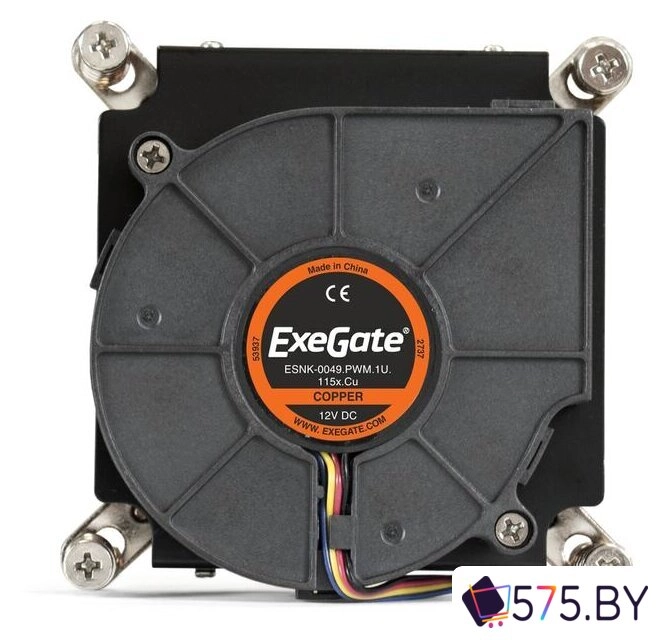 Кулер для процессора ExeGate ESNK-0049.PWM.1U.115x.Cu в магазине 575.by
