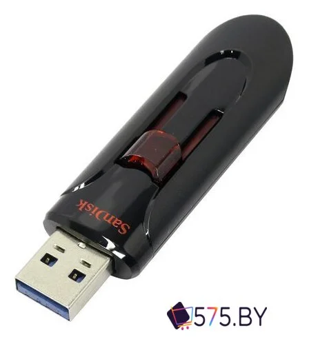 USB Flash SanDisk Cruzer Glide 256GB (черный) [SDCZ600-256G-G35] в магазине 575.by