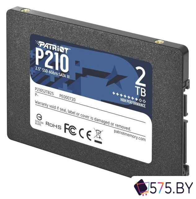 SSD Patriot P210 2TB P210S2TB25 в магазине 575.by