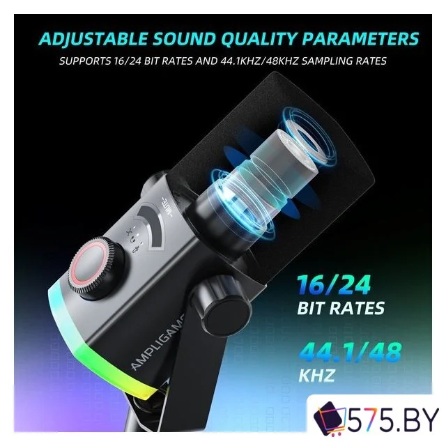 Проводной микрофон FIFINE AM8PROTW (белый) в магазине 575.by