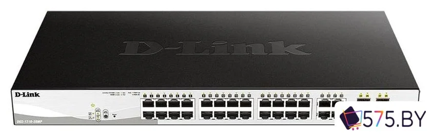 Настраиваемый коммутатор D-Link DGS-1210-28MP/F4A в магазине 575.by
