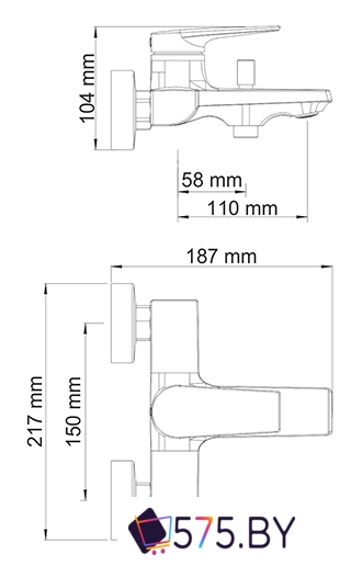 Смеситель Wasserkraft Lopau 3201 в магазине 575.by
