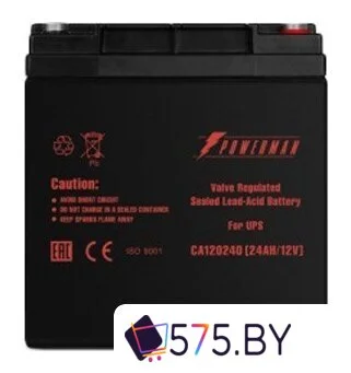 Аккумулятор для ИБП Powerman CA12240/UPS (12В/24 А·ч) в магазине 575.by
