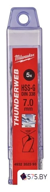 Набор сверл Milwaukee 4932352393 (5 предметов) в магазине 575.by