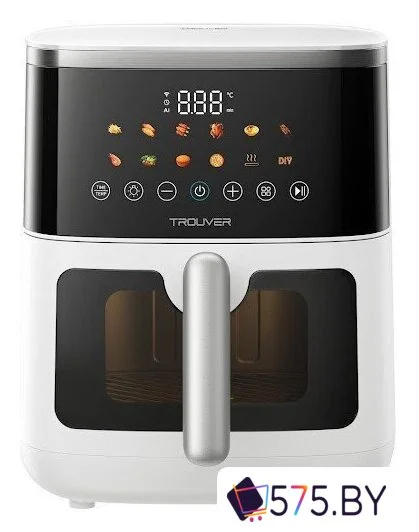Аэрогриль (аэрофритюрница) Trouver Air Fryer FD10 Pro Max (белый) в магазине 575.by