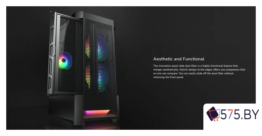 Корпус Cougar Airface RGB CGR-5ZD1W-AIR-RGB в магазине 575.by