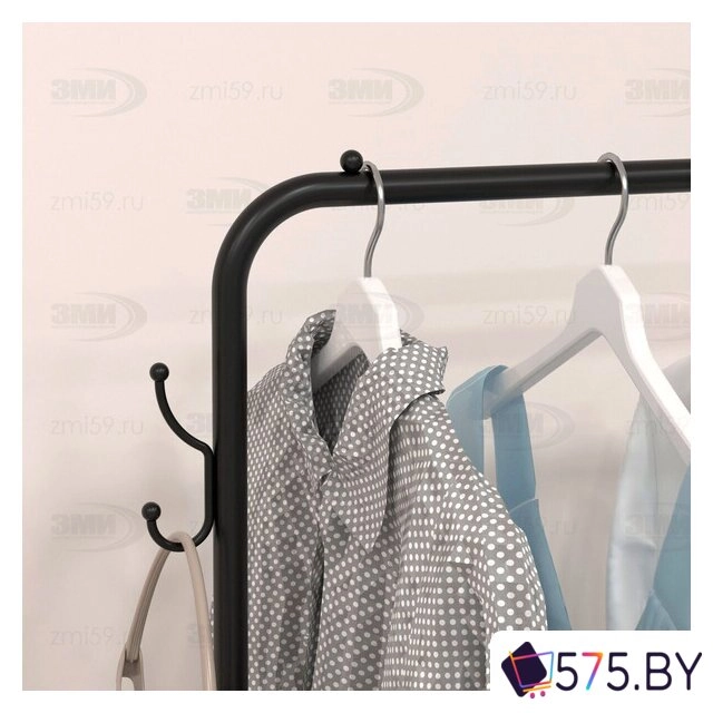 Стойка для одежды ЗМИ Радуга 2 ВНП 299 (черный) в магазине 575.by