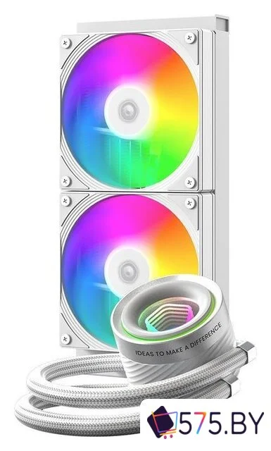 Система жидкостного охлаждения для процессора ID-Cooling FX240 INF White в магазине 575.by