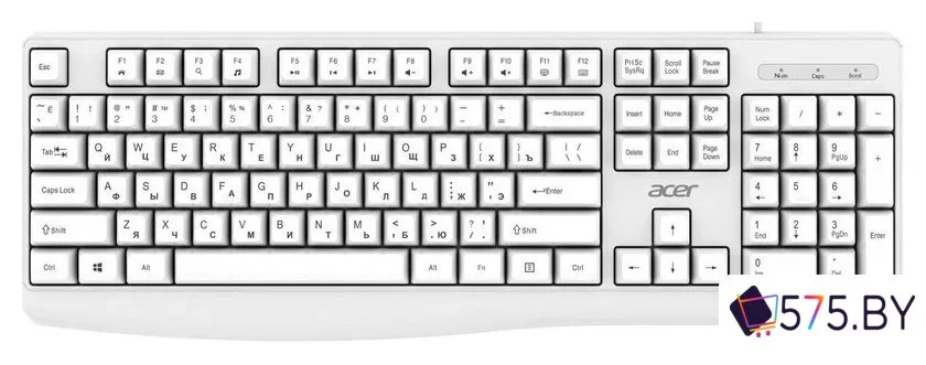 Клавиатура Acer OKW301 (белый) в магазине 575.by