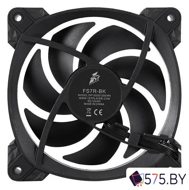 Вентилятор для корпуса 1stPlayer FS7R ARGB (черный) в магазине 575.by