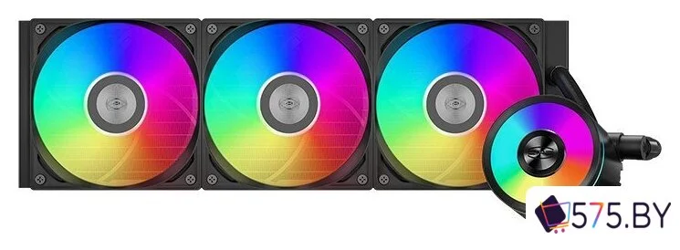 Система жидкостного охлаждения для процессора PCCooler DA360 Pro ARGB (черный) в магазине 575.by