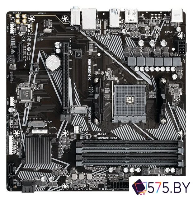 Материнская плата Gigabyte B550M K (rev. 1.0) в магазине 575.by