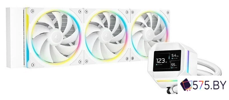 Система жидкостного охлаждения для процессора DeepCool LM360 WH R-LM360-WHDMMC-1 в магазине 575.by