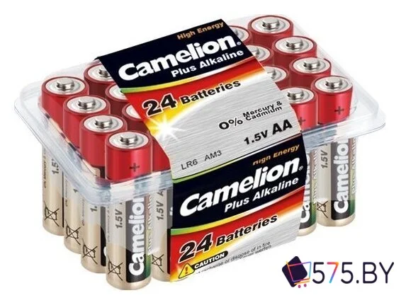 Батарейка Camelion AA 24 шт. [LR6-PB24] в магазине 575.by