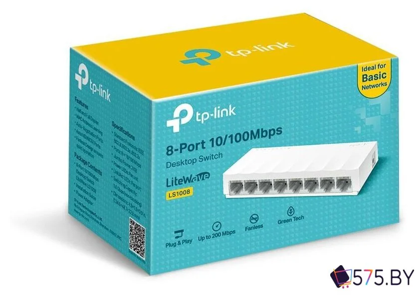 Неуправляемый коммутатор TP-Link LS1008 в магазине 575.by