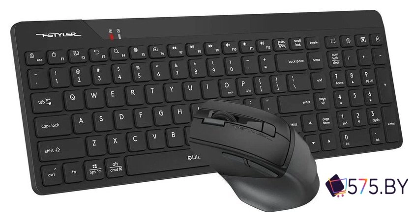 Офисный набор A4Tech Fstyler FG2400 Air2 (черный) в магазине 575.by