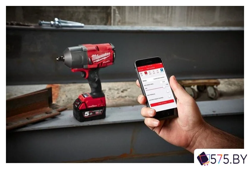 Гайковерт Milwaukee M18 ONEFHIWF12-502X 4933459727 (с 2-мя АКБ, кейс) в магазине 575.by