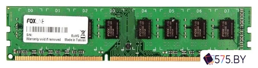 Оперативная память Foxline 16GB DDR4 PC4-25600 FL3200D4U22-16G в магазине 575.by