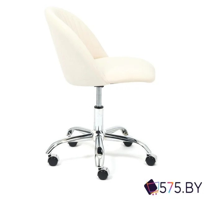 Офисное кресло TetChair Melody (флок, молочный) в магазине 575.by