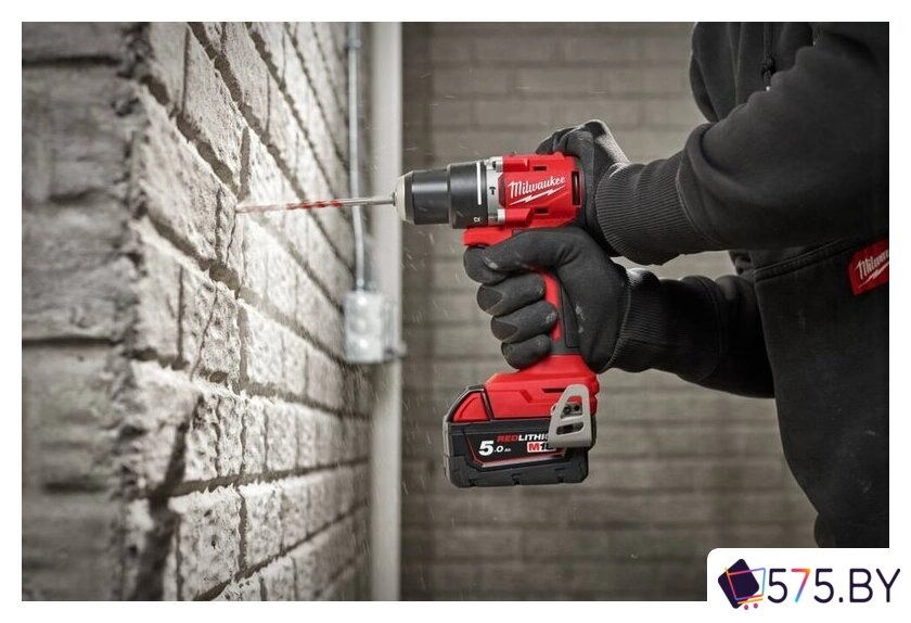 Ударная дрель-шуруповерт Milwaukee M18 M18BLPDRC-422C 4933492825 (с 2-мя АКБ 2 Ач + 4 Ач, кейс) в магазине 575.by