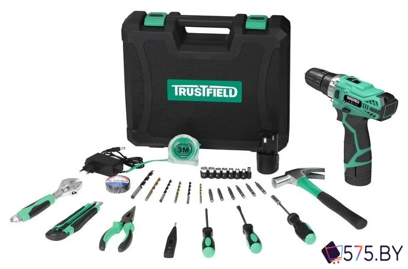 Дрель-шуруповерт Trustfield ETCD-12.1.1-Set (с 2-мя АКБ, кейс) в магазине 575.by