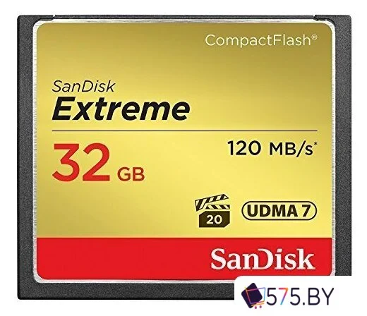 Карта памяти SanDisk Extreme CompactFlash 32GB [SDCFXSB-032G-G46] в магазине 575.by