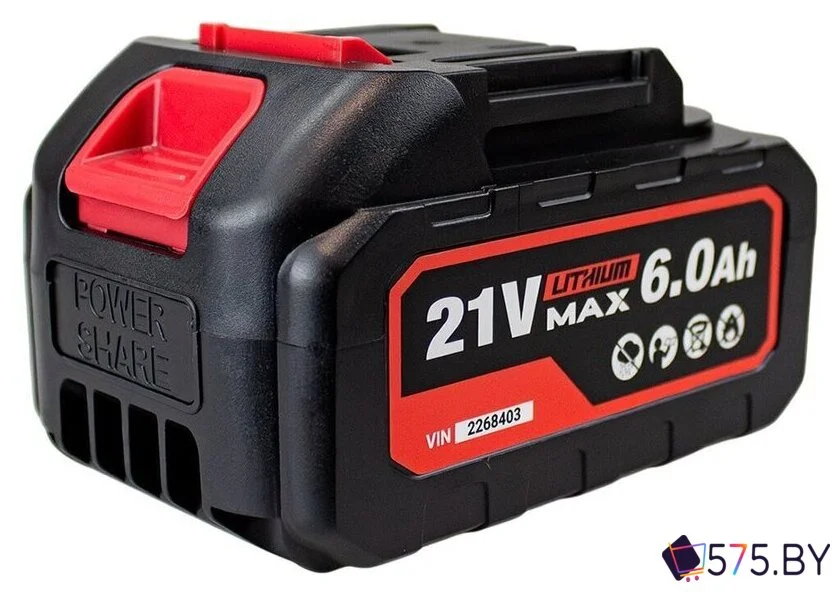 Аккумулятор для инструмента Edon UAB-21/6.0 (21В/6 Ач) в магазине 575.by