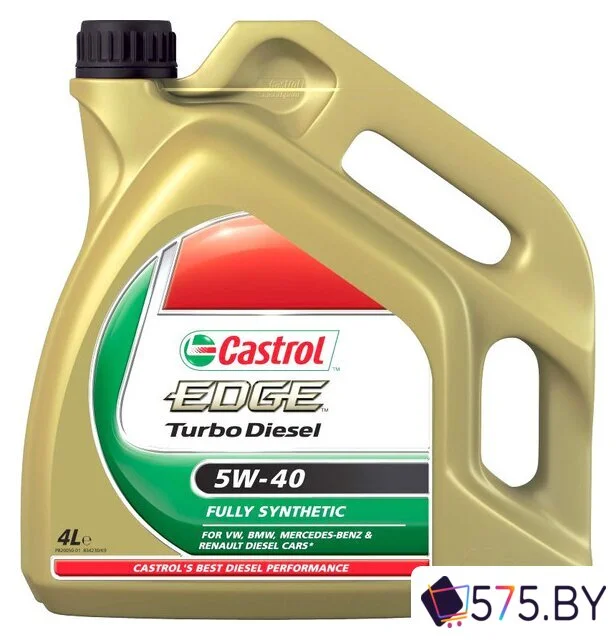 Моторное масло Castrol Edge Turbo Diesel 5W-40 4л в магазине 575.by