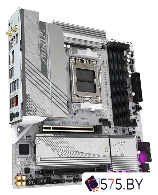 Материнская плата Gigabyte B650M Aorus Elite AX Ice в магазине 575.by