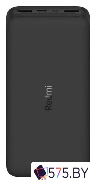 Внешний аккумулятор Xiaomi Redmi Power Bank 20000mAh (черный, международная версия) в магазине 575.by