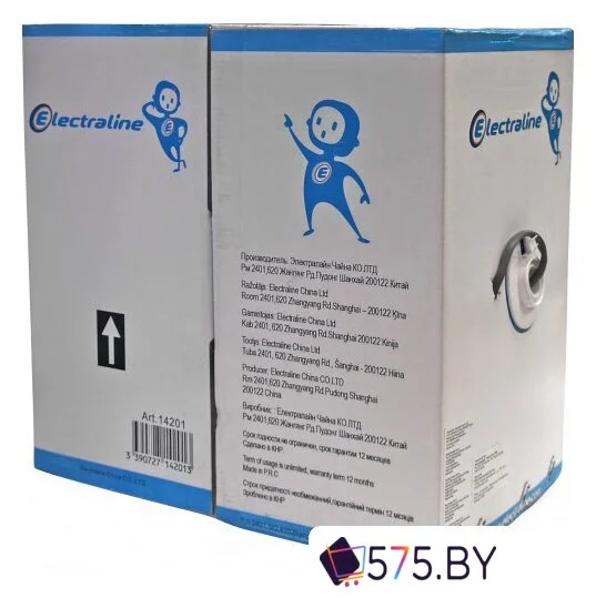 Кабель Electraline 14201 (305 м, серый) в магазине 575.by