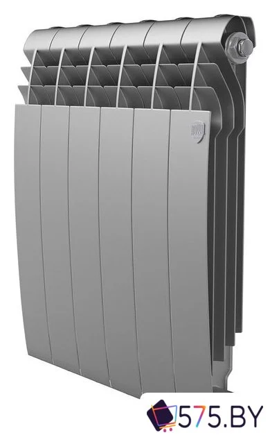 Биметаллический радиатор Royal Thermo Biliner B 500 Серебристый - 6 секций в магазине 575.by