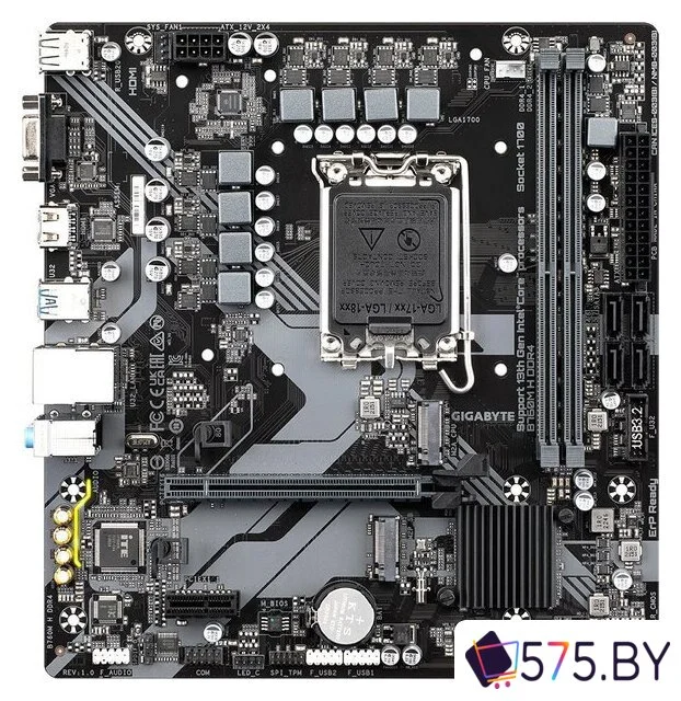 Материнская плата Gigabyte B760M H DDR4 (rev. 1.0) в магазине 575.by