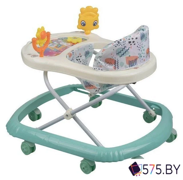 Ходунки Indigo Солнышко (бирюзовый) в магазине 575.by