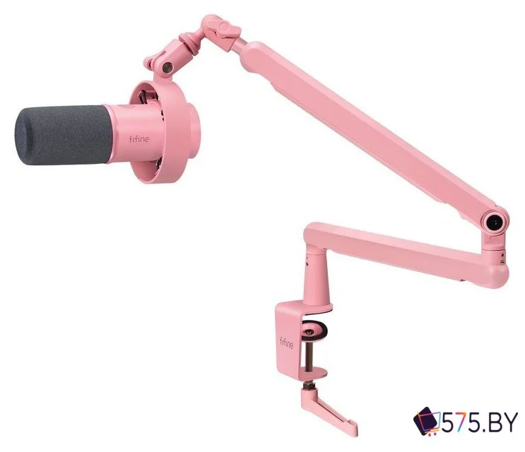 Проводной микрофон FIFINE T688 (розовый) в магазине 575.by