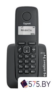 Радиотелефон Gigaset A116 (черный) в магазине 575.by