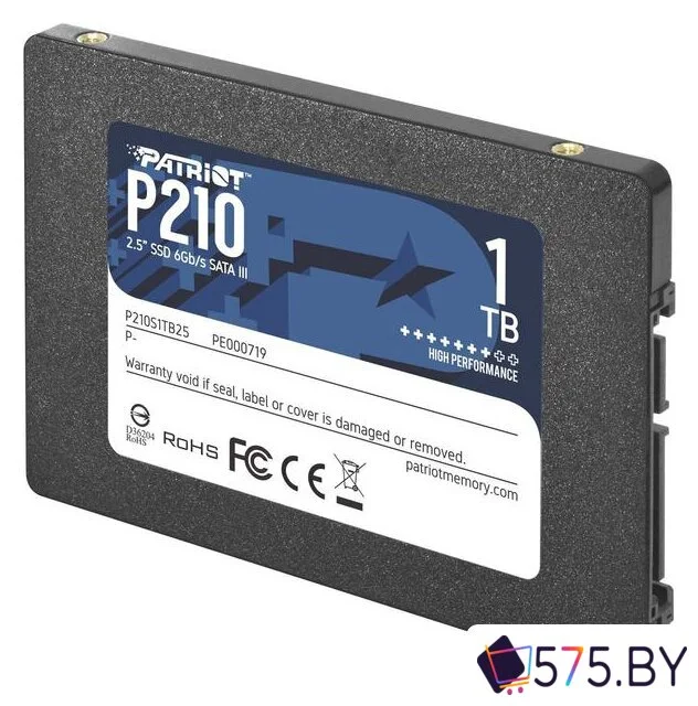 SSD Patriot P210 1TB P210S1TB25 в магазине 575.by