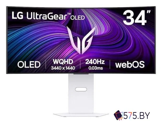 Игровой монитор LG UltraGear OLED 34GX90SA-W в магазине 575.by