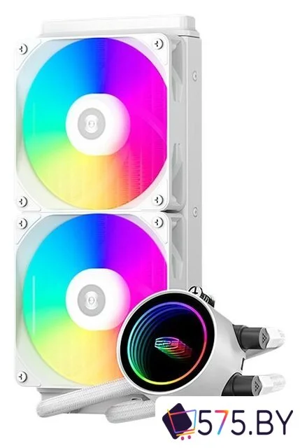 Система жидкостного охлаждения для процессора PCCooler DA240 ARGB (белый) в магазине 575.by